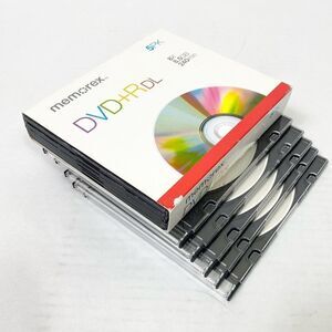 New Unused Memorex DVD+RDL 5 Pack +5